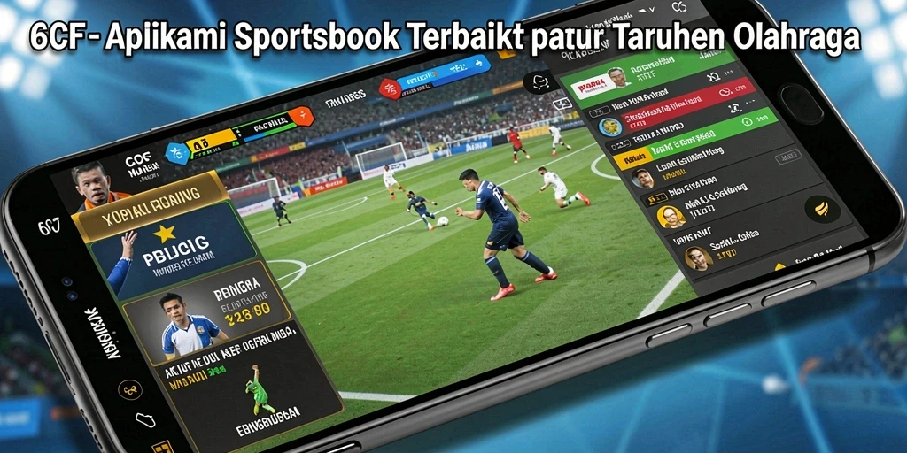 Tampilan antarmuka aplikasi 6CF yang menarik dan informatif.