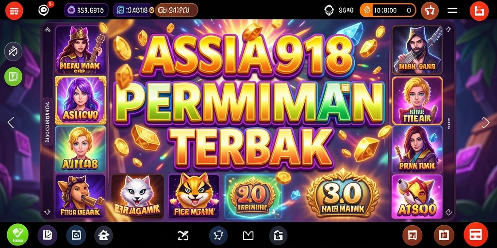 Tangkapan layar gameplay Slot ASIA918 yang menarik dan penuh warna.