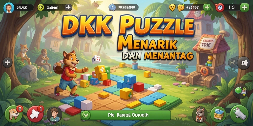 Tampilan gameplay DKK yang menantang dan menarik.