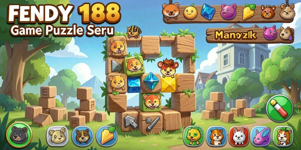 Tampilan gameplay FENDY188 dengan berbagai puzzle menantang.