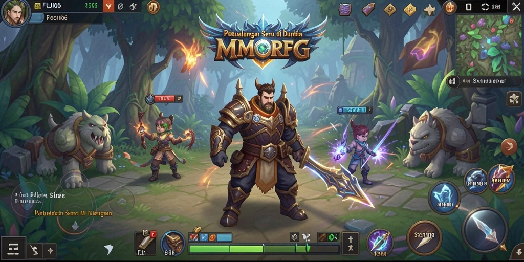 Tampilan gameplay FUJI66 yang memukau dalam dunia MMORPG.