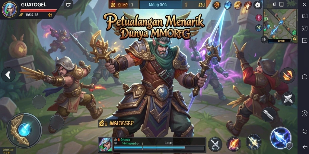 Screenshot gameplay GUATOGEL menampilkan petualangan seru dalam dunia MMORPG.
