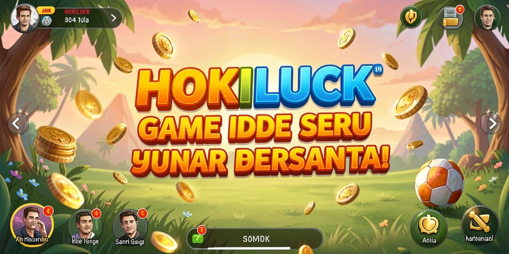 Tampilan gameplay HOKILUCK yang seru dan santai.