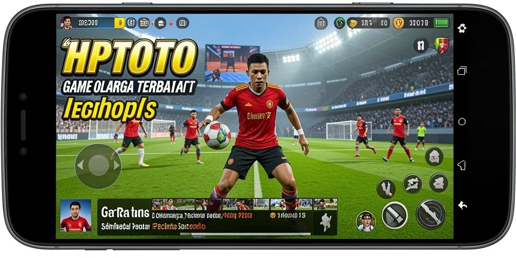 Tampilan gameplay mendebarkan dari HPTOTO, menampilkan aksi olahraga yang seru.