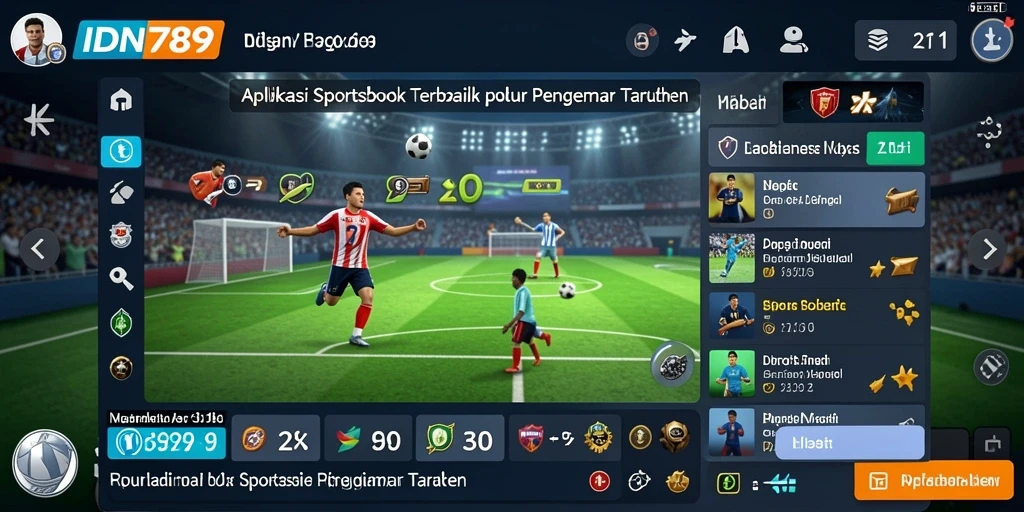 Tampilan antarmuka aplikasi IDN789 yang menarik dan informatif.