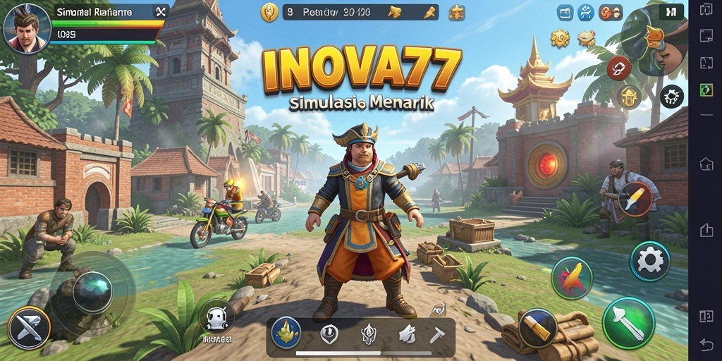 Tampilan menarik dalam gameplay <strong>INOVA77</strong> yang memukau dan interaktif.