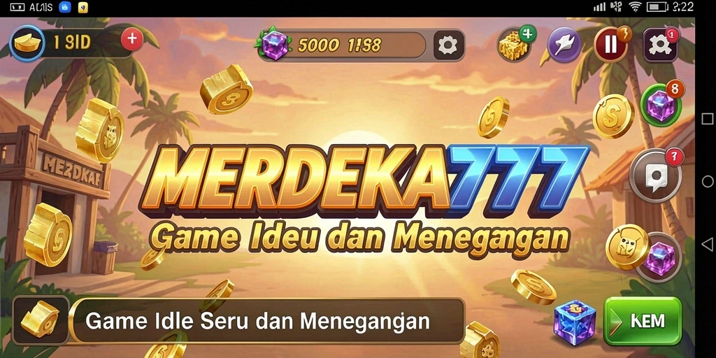 Tampilan gameplay MERDEKA777 yang mengasyikkan dan interaktif.