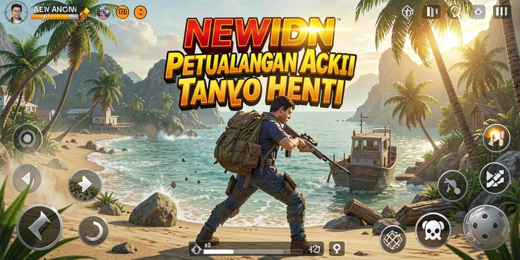 Gameplay intens dari NEWIDN dalam aksi mendebarkan.