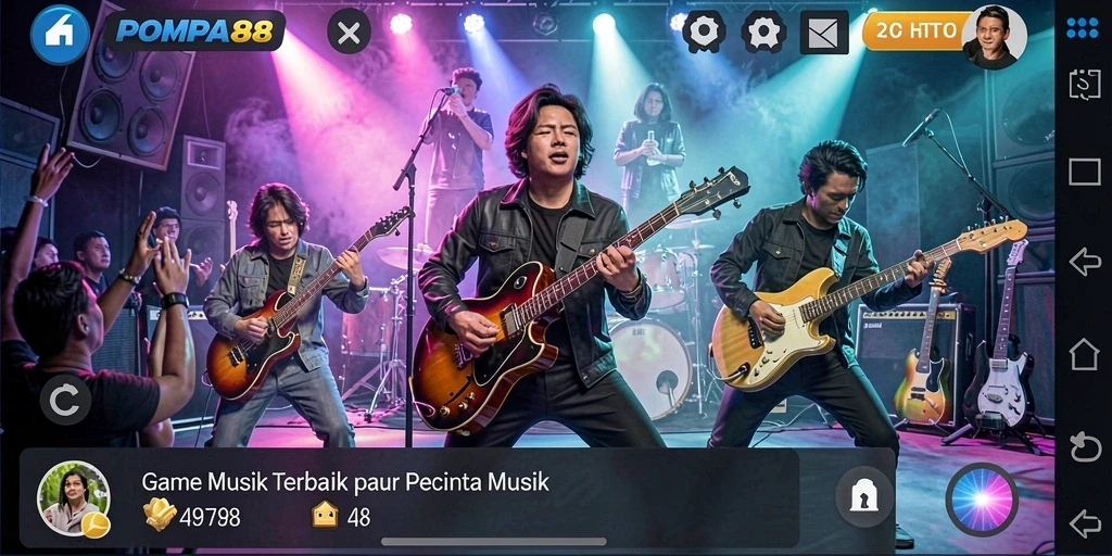 Tampilan permainan POMPA88 dengan visual menarik dan gameplay yang seru.
