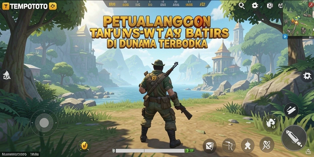 Tampilan gameplay TEMPOTOTO yang menarik dan dinamis.
