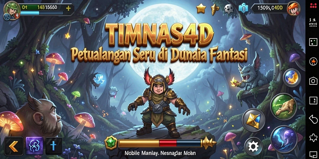 Tangkapan layar utama TIMNAS4D menampilkan gameplay petualangan yang seru.