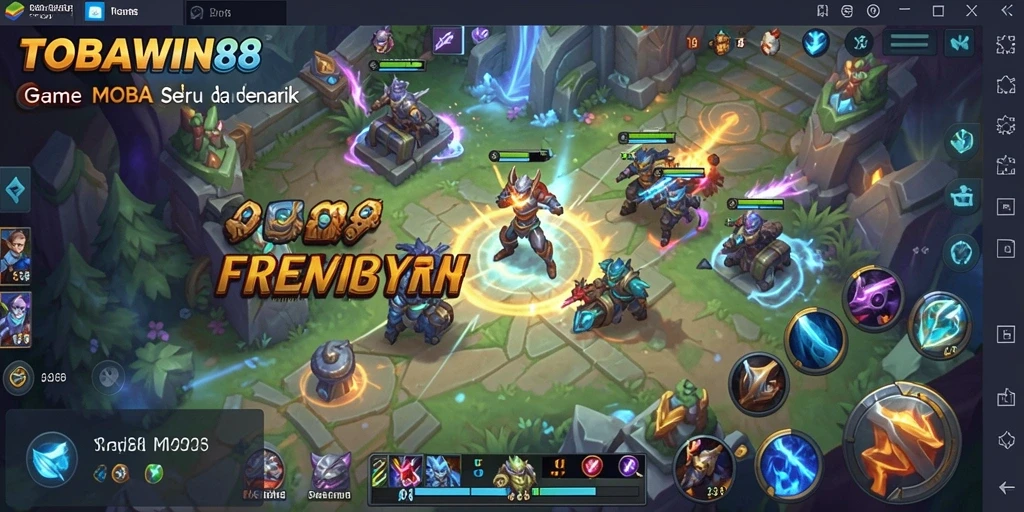 Tampilan gameplay seru dan mendebarkan di TOBAWIN88.